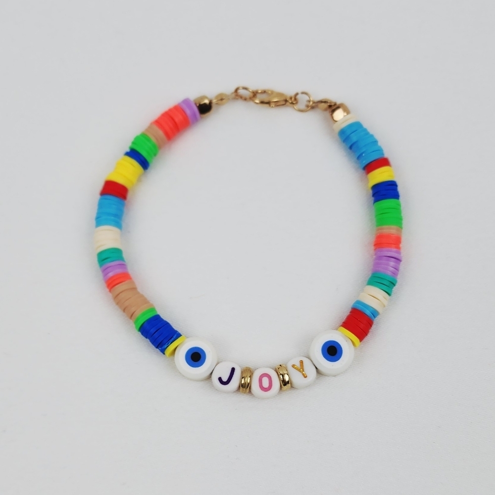 Handmade JOY Multi Color Bracelet